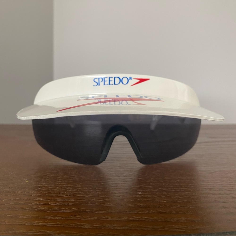 Vintage Speedo sunglasses and visor combo - 1980s - beach volleyball - rare